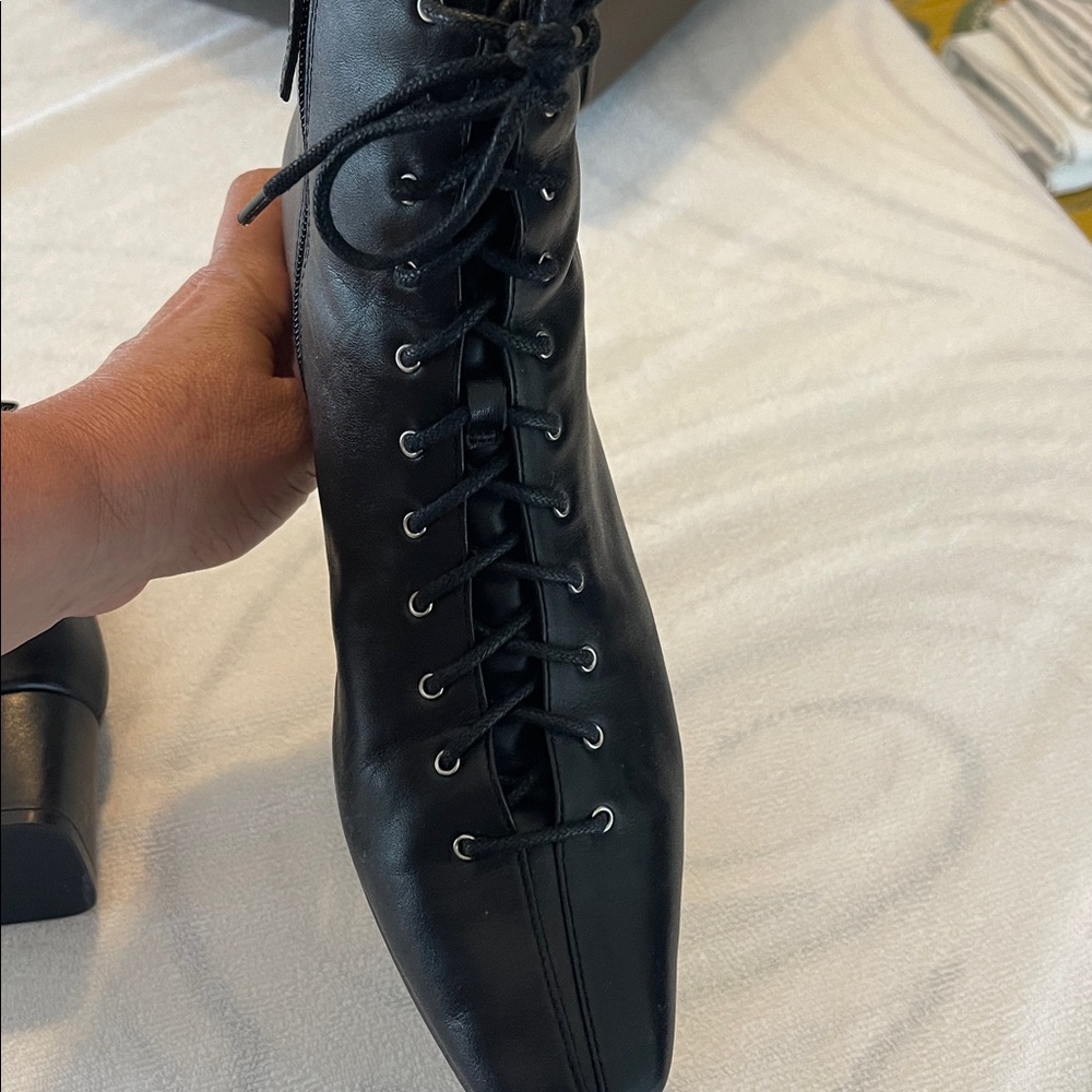 Linea Paolo Sanya Lace Up Boots - Picture 8 of 9